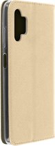 Geschikt voor Samsung Galaxy A32 5G Magnetische Flip Case Kaarthouder Stand Functie goud