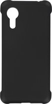 Geschikt voor Samsung Galaxy Xcover 5 Bumper Hoes Stijf Polycarbonaat Gum Touch antivlek Zwart