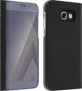Clear View Geschikt voor Samsung Galaxy A5 2017 Hoes Spiegelklep Video Support zwart