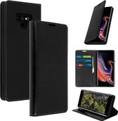 Leren Foliocase Geschikt voor Samsung Galaxy Note 9 Kaarthouder Standfunctie - Zwart