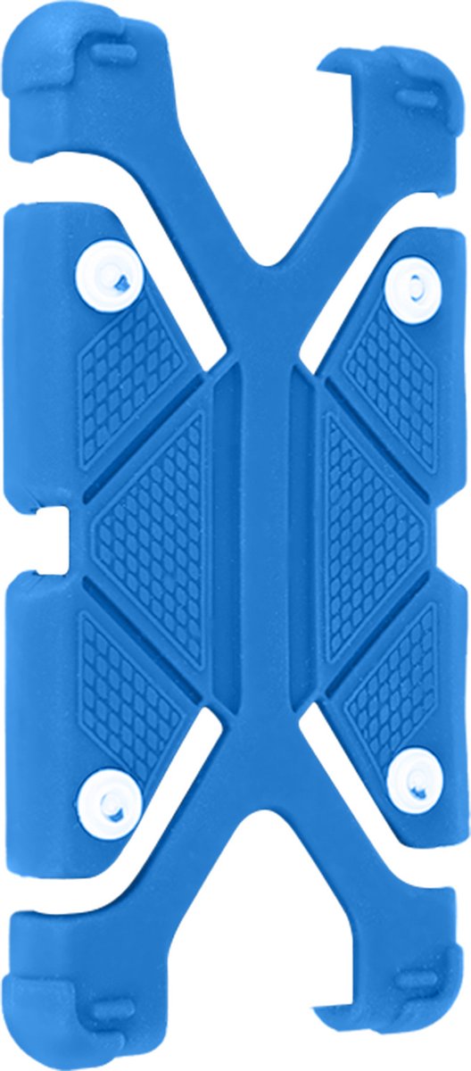 Smartphone Case 4,7'' tot 5,3'' Universal Bumper Silicone Gel Blauw