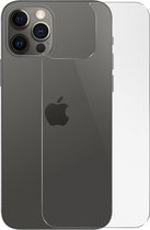 Back Geschikt voor Apple iPhone 12 Pro Max Gehard Glas Schokbestendig Anti-vlek Transparant