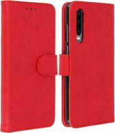 Geschikt voor Huawei P30 Bookcover Video Support Functie rood