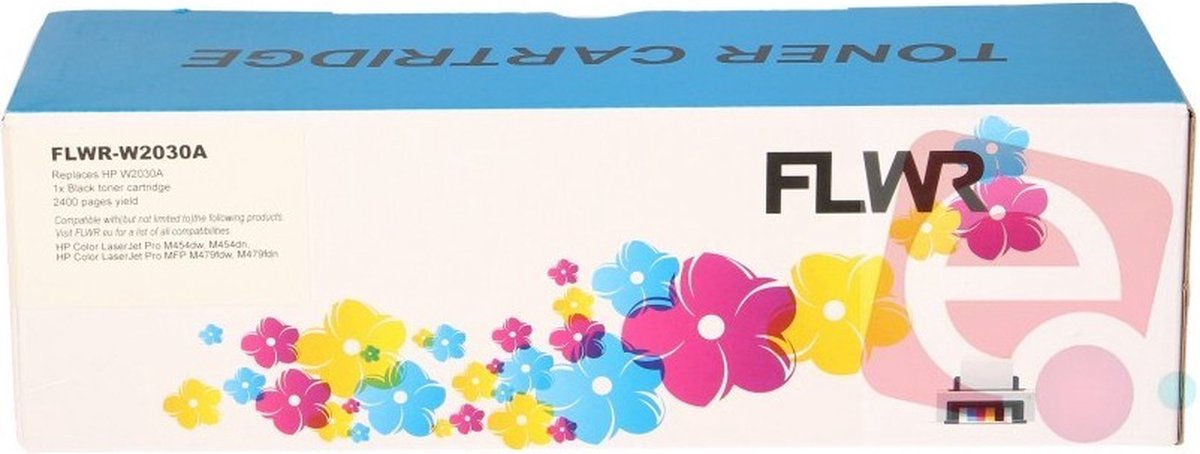 FLWR - Toners / HP 415A / cyaan / Geschikt voor HP