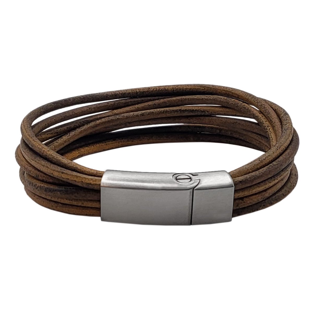 As armband vintage brown 22cm