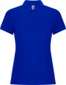 Kobalt Blauwe dames unisex Polo korte mouwen Pegaso merk Roly maat XXL