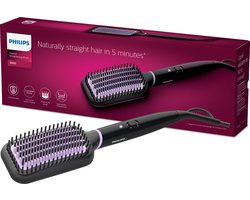 Philips Essential Stijlborstel – Warmteborstel - Natuurlijk steil en glanzend haar in 5 minuten - BHH880/00