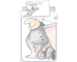 Disney Dumbo BABY Dekbedovertrek - 135 x 100 + 40 x 60 cm - Katoen