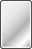 Spiegel rechthoek LED - Zwarte omranding - 40x60x4cm - GO LED RECTANGULAR 40