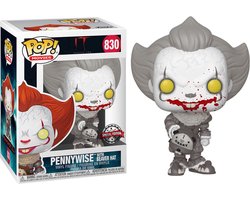 foto van Funko Pop! IT Chapter two - Pennywise with Beaver Hat - Horror Grey Exclusive #830 special