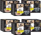 Sheba natte kattenvoeding - kuipjes mini filets in saus - selectie gevogelte - (12 x 85g) x 6