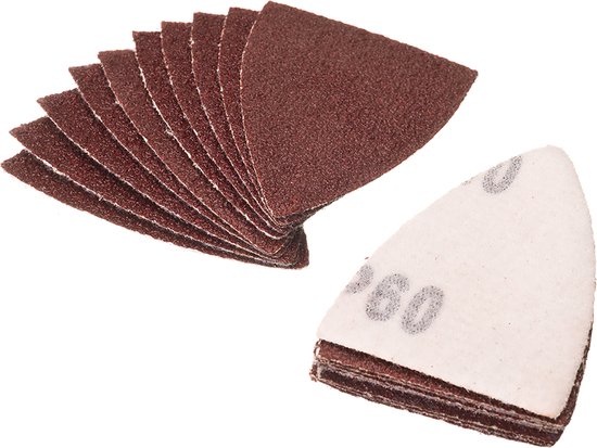 ROLLINGDOG Schuurpapiervellen - 18 stuks (80,120,240 GRIT) haak- en lusschuurpapier voor hout, metaal of andere oppervlakken (voor ROLLINGDOG hoekschuurmachine), 22,4 cm