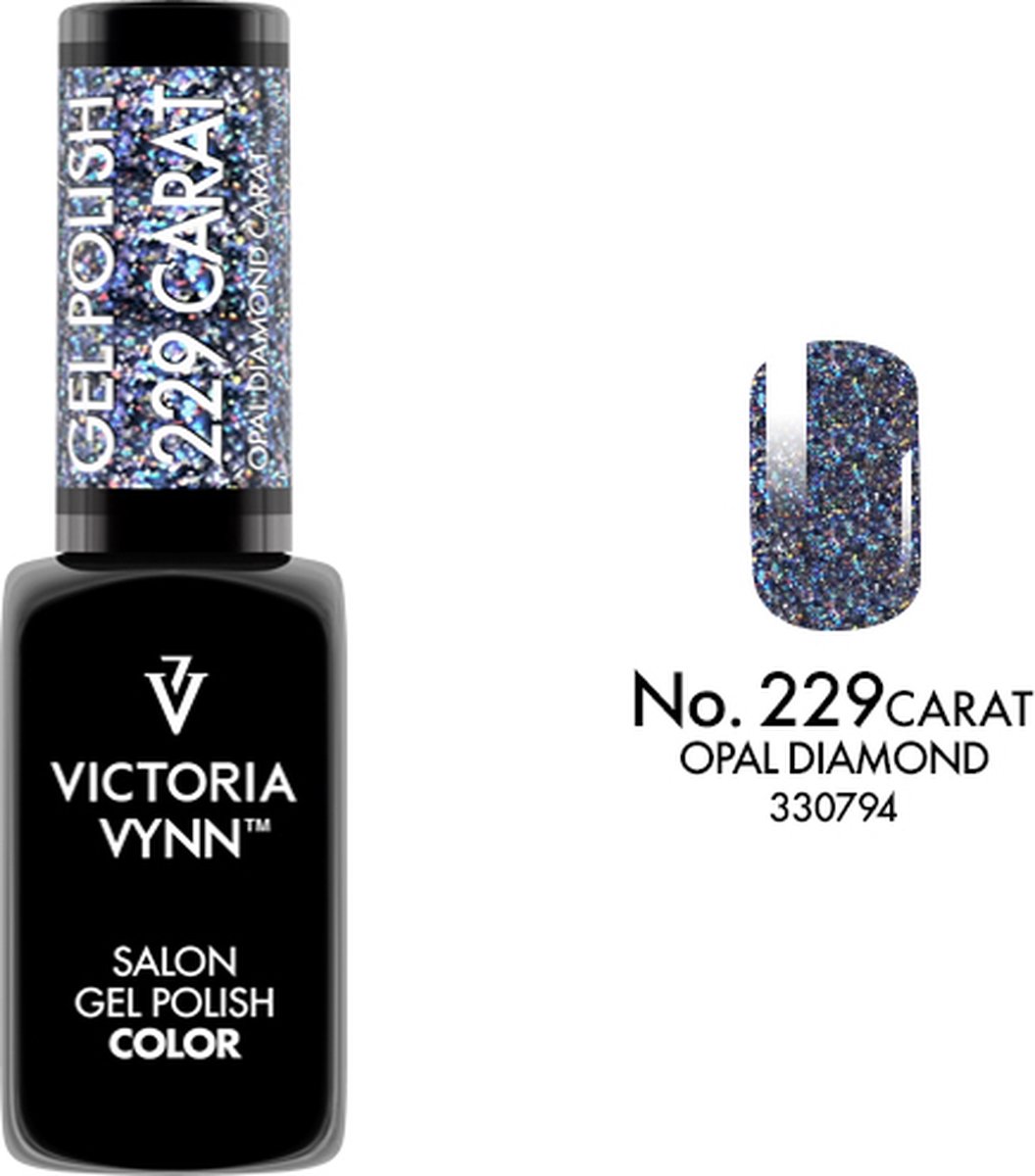 Victoria Vynn – Salon Gelpolish 229 Carat Opal Diamond - paars / blauw glitter gel polish - gellak - lak - glitters - nagels - nagelverzorging - nagelstyliste - uv / led - nagelstylist - callance