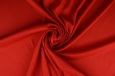15 meter stretch voering - Rood - 100% polyester