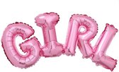 Folie ballon Girl roze - ballon - girl - roze - babyshower - genderreveal - folie ballon