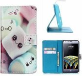 LG X Cam Hoesje Met Pasjeshouder Bookcase Snoepjes Print