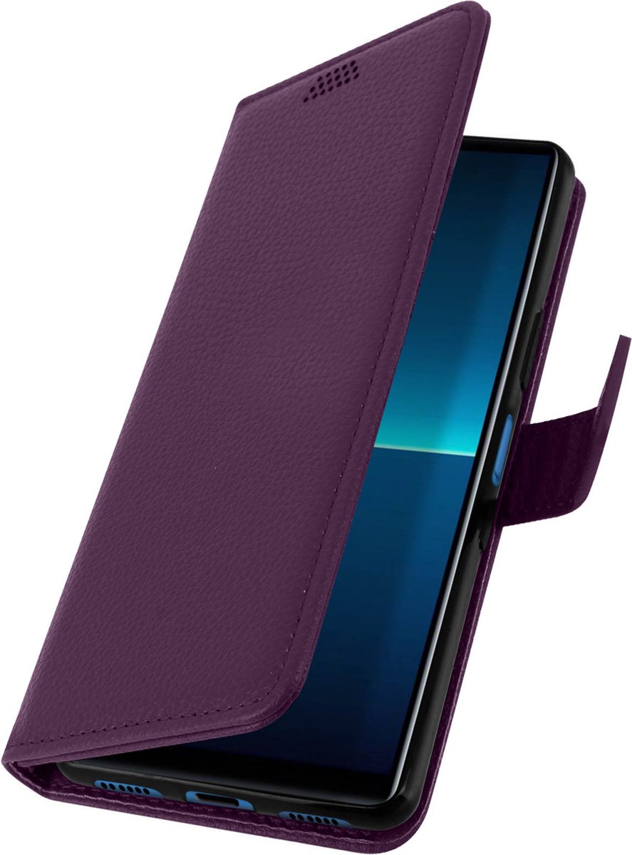 Cover Geschikt voor Sony Xperia L4 Flip Wallet Stand Video paarze