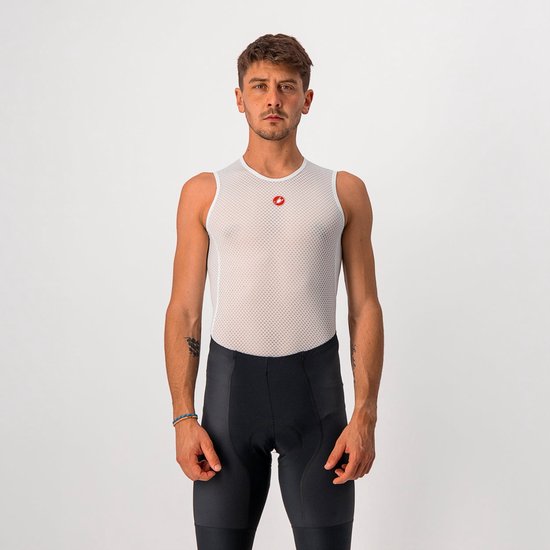 CASTELLI  Pro Issue Sleeveless/ Zweethemd mouwloos Wit-S