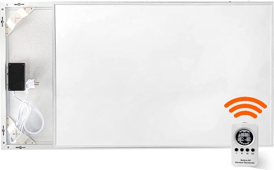 Wifi remote verplaatsbaar infraroodpaneel zonder omkader 350Watt met wielen - Infraroodverwarming kopen? | Quality Heating Laagste prijsgarantie