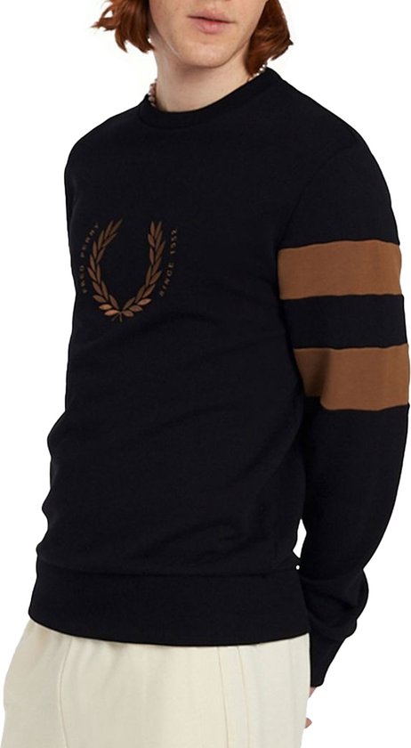 Fred Perry Bold Tipped Trui Mannen - Maat S