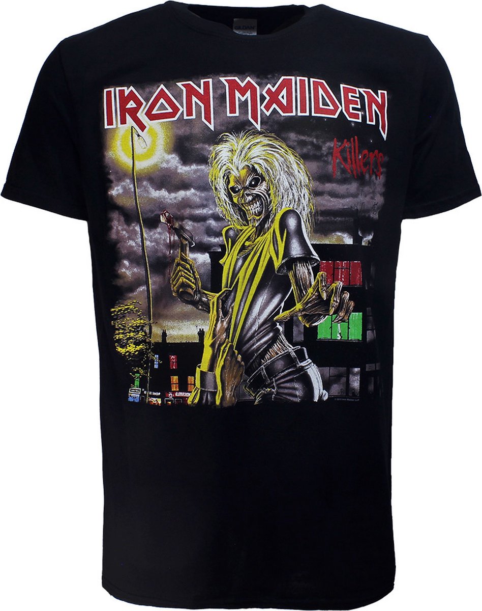 Iron Maiden Killers Album Cover T-Shirt - Officiële Merchandise - L