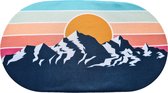 Descent - couvre masque - Retro Sunrise - masque de ski - housse de protection - snowboard - ski