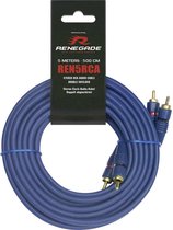 Renegade Ren5RCA Cinch-kabel 5.00 m [2x Cinch-stekker - 2x Cinch-stekker]