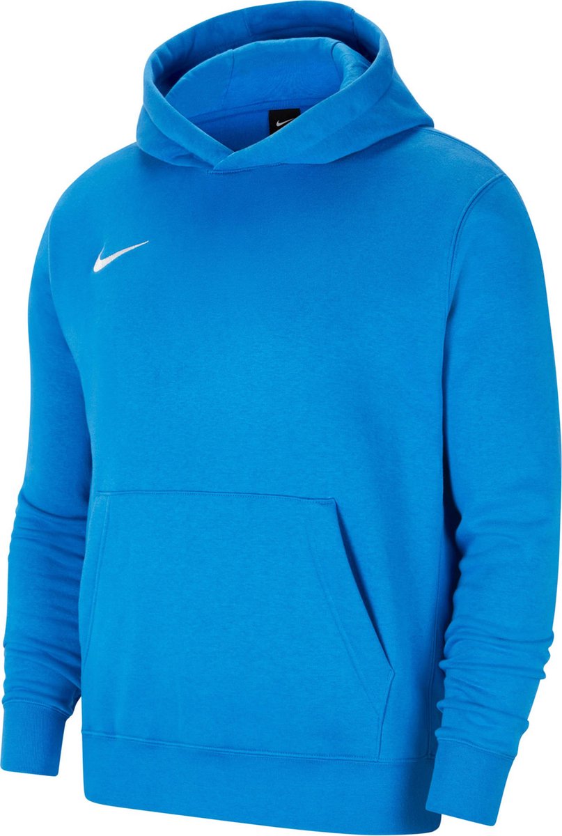 Nike - Park 20 Fleece Hoodie Junior - Blauwe Hoodie-128 - 140