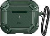 ESR Shock Armor Hoesje geschikt voor Apple AirPods 3 Shockproof Hardcase Hoesje - Groen