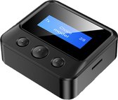 Bluetooth Audio Ontvanger & Zender 2-in-1 - Bluetooth 5.0 Receiver & Transmitter - 3.5mm Aux, RCA, SD-kaart - C39S - Zwart