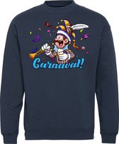 Sweater Carnavalluh | Carnaval | Carnavalskleding Dames Heren | Navy | maat L