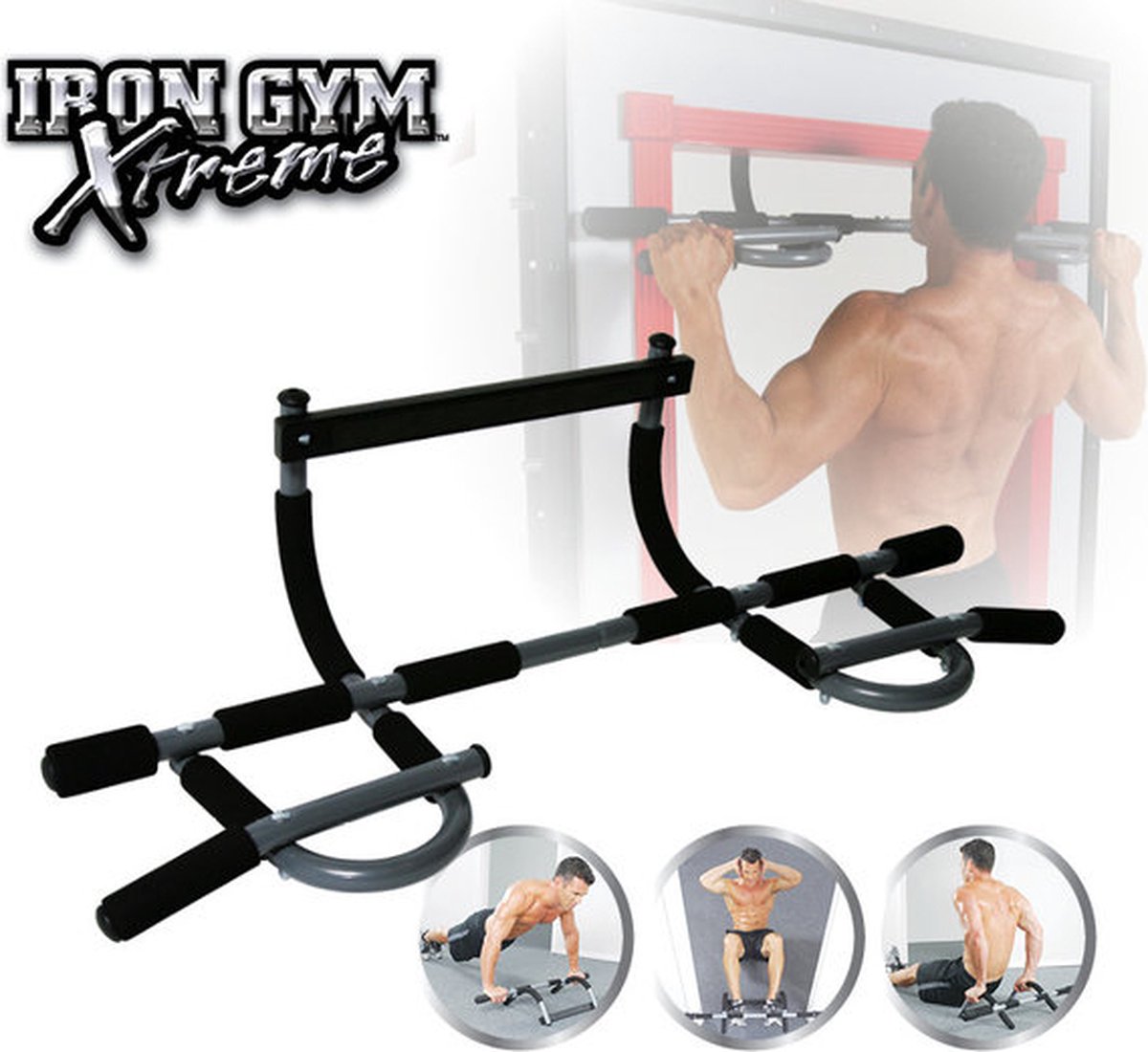 Menagerry Verfijning projector Iron Gym Xtreme - Fitness trainer - Metaal - Zwart | bol.com