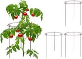 Relaxdays plantensteun - set van 4 - 29 cm - klimsteun kamerplanten - rankhulp tuin