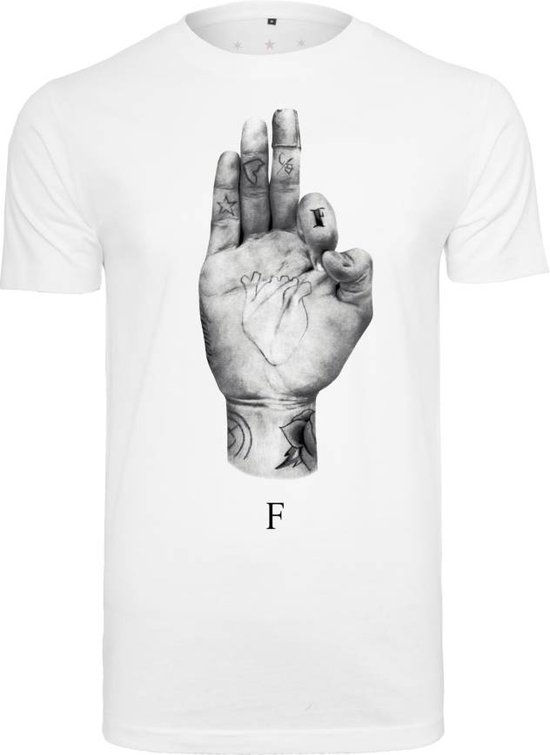 Merchcode - FMS Sign Heren T-shirt - 4XL - Wit