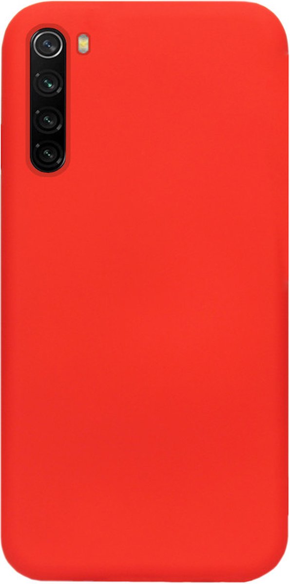 ADEL Siliconen Back Cover Softcase Hoesje Geschikt voor Xiaomi Redmi Note 8T - Rood