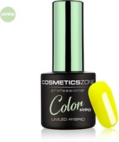 Cosmetics Zone Hypoallergene UV/LED Hybrid Gellak 7ml. Neon Yellow N5 - geel - Neon - Gel nagellak