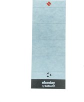 Niceday by Guilbert Zelfklevende rugetiketten A4 Grijs 10 Stuks 6 x 15.5 cm