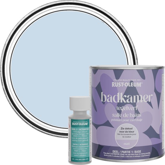 Rust-Oleum Bleu Clair Carrelage Salle De Bain Peinture Mat - Bleu Ciel 750ml