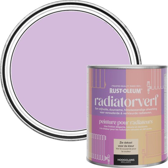 Rust-Oleum Paars Radiatorverf Hoogglans - Macaron 750ml