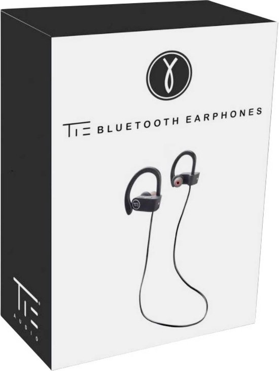 Tie Studio Bluetooth 4.1 Sport In Ear oordopjes Sport Bluetooth Zwart Headset, Volumeregeling, Bestand tegen zweet