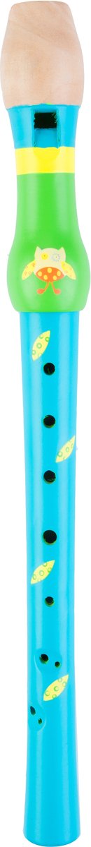 RECORDER BLUE WITH OWL PRINT (NET)