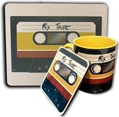 NB! Creative Boutique: Mix Tape - Vintage - Cassette - 60s - Mug Mousepad and Coaster set