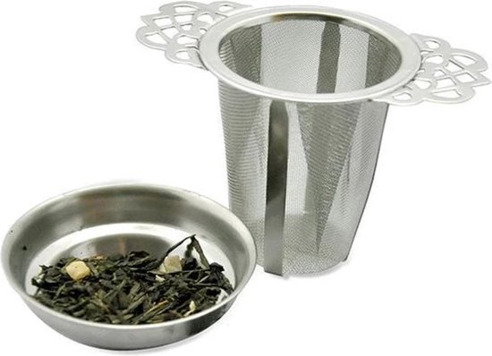 Passoire à thé - Filtre à thé - Pour thé en vrac - Avec égouttoir -  Utilisation en... | bol.com