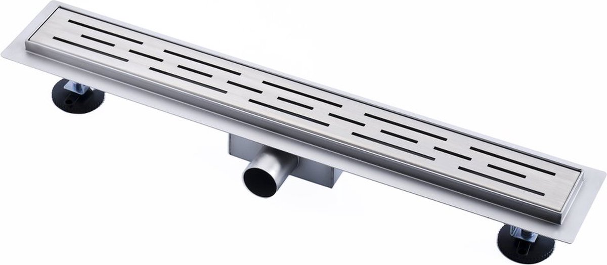 FugaFlow Anta douchegoot - 70 cm - Compleet - Met rooster - Met vloerflens - douchedrain – RVS