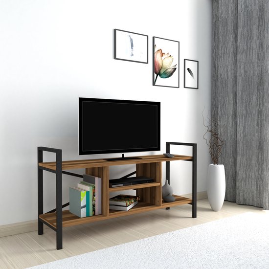TV meubel Osterøy 61x120x35 cm walnootkleurig