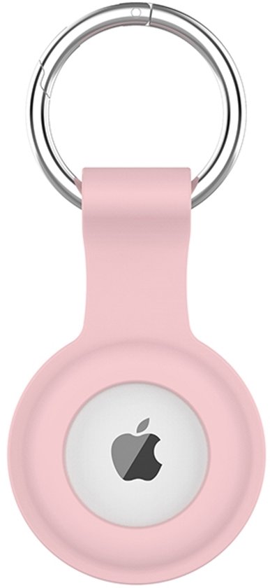 Siliconen AirTag Hoesje met Sleutelhanger | Siliconen AirTag hanger | Apple AirTag cover met ring