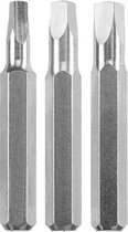 KWB schroefbit Robertson 0,1,2 - Lengte 28 mm - Micro schacht 4 mm - 128640 - 3 stuks