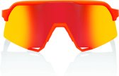 100% S3 - Soft Tact Neon Orange - Hiper Red Multilayer Mirror Lens