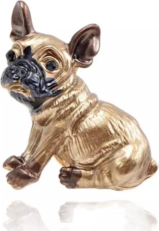 Zelto -Broche - Franse Bulldog- Hond- Goudbruin