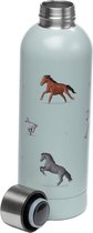 Thermosfles - waterfles- drinkfles - paarden - RVS voor warm en koud-